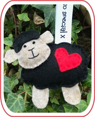 I love Ewe Kit - Sheep Black